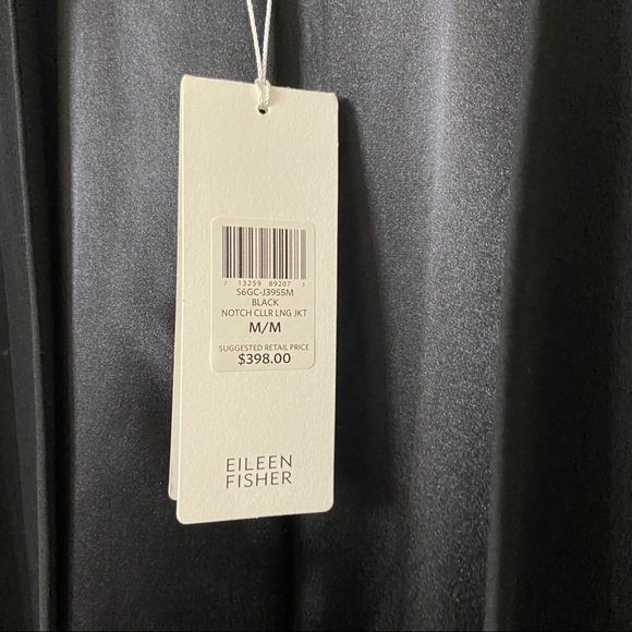 EILEEN FISHER Georgette Crepe Jacket - Picture 8 of 8